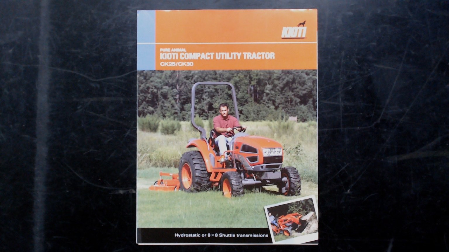 Kioti Compact Utility Tractor CK25 CK30 Brochure Vintage Agriculture