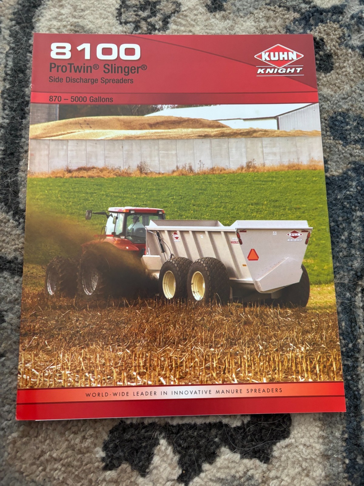 Kuhn Knight 8100 ProTwin Slinger Manure Spreaders Brochure FCCA25