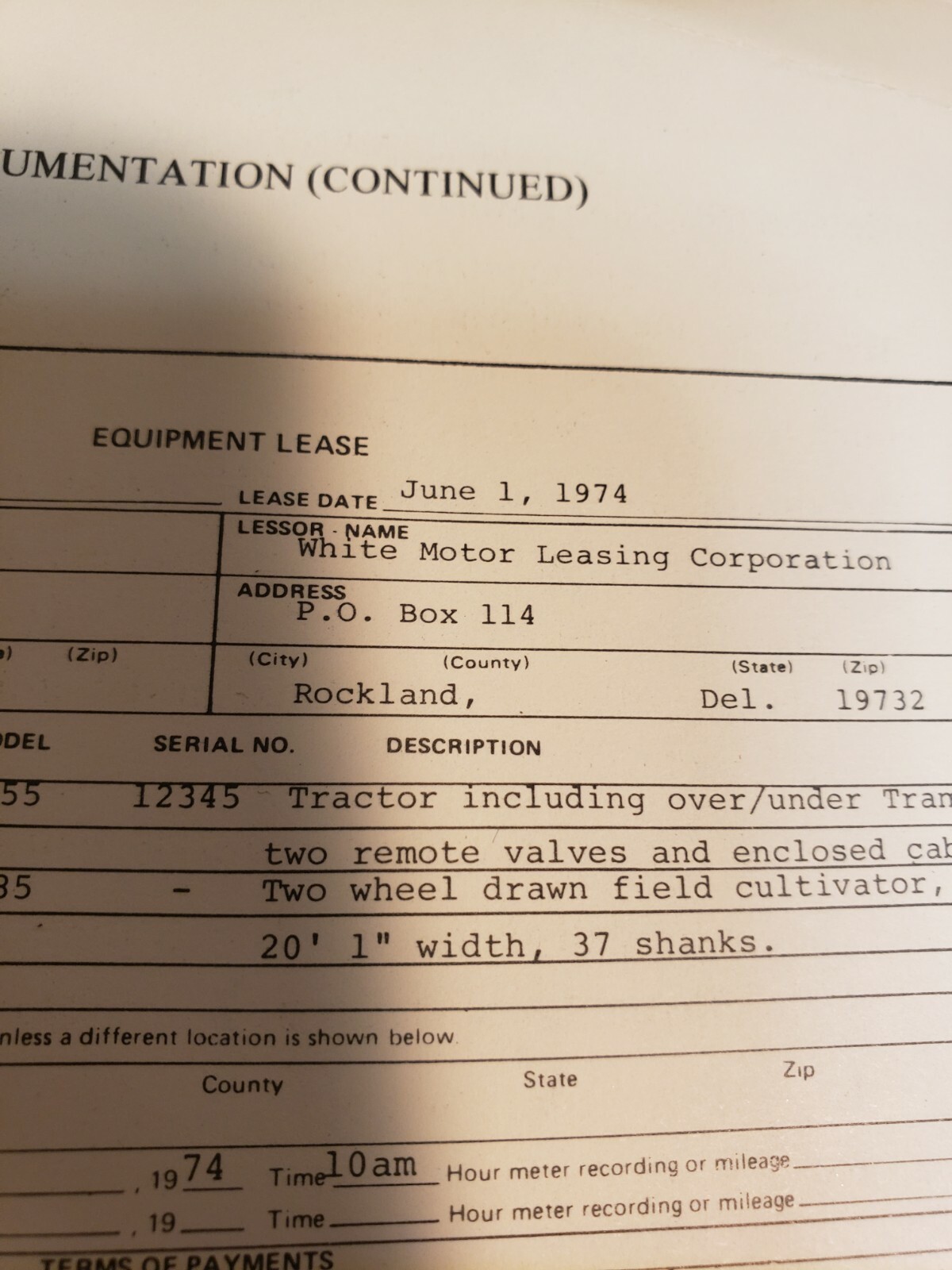 Oliver Farm Equipment Dealer RETAIL SALES PRICE FINANCE Book 1974