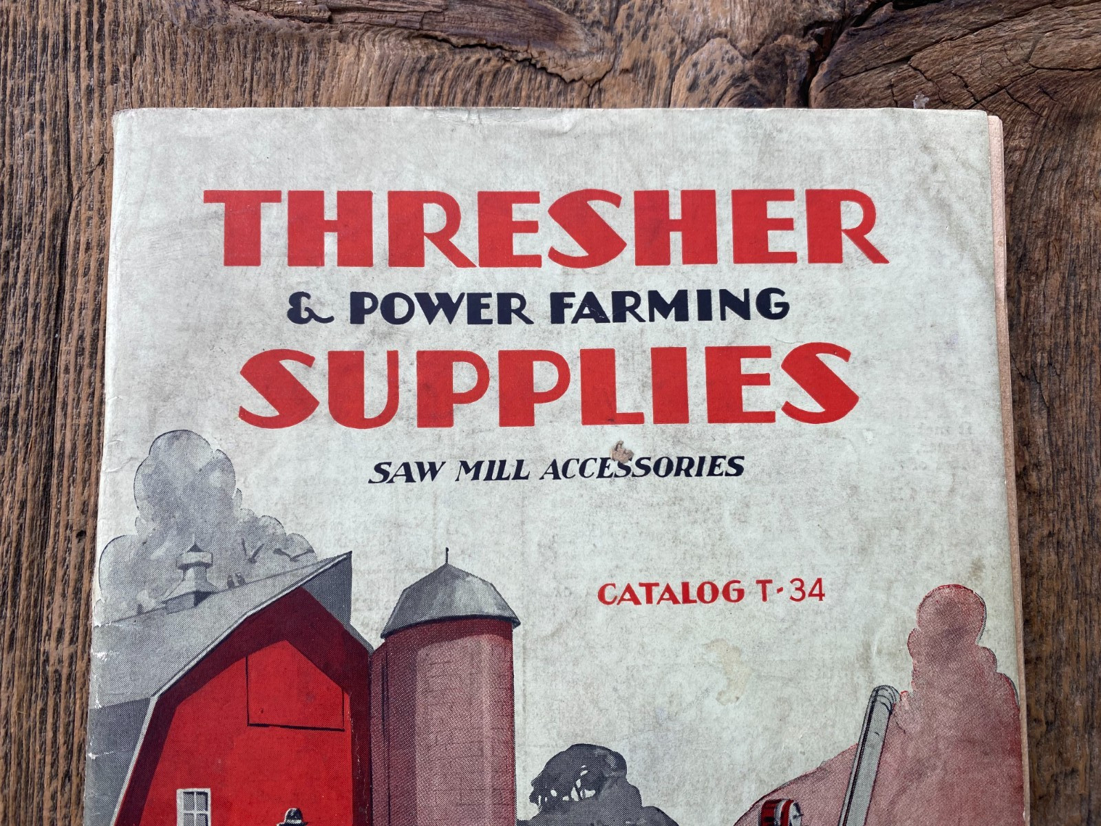 R.R. Howell Thresher & Power Farming Supply Catalog T-34 Minneapolis MN 1934