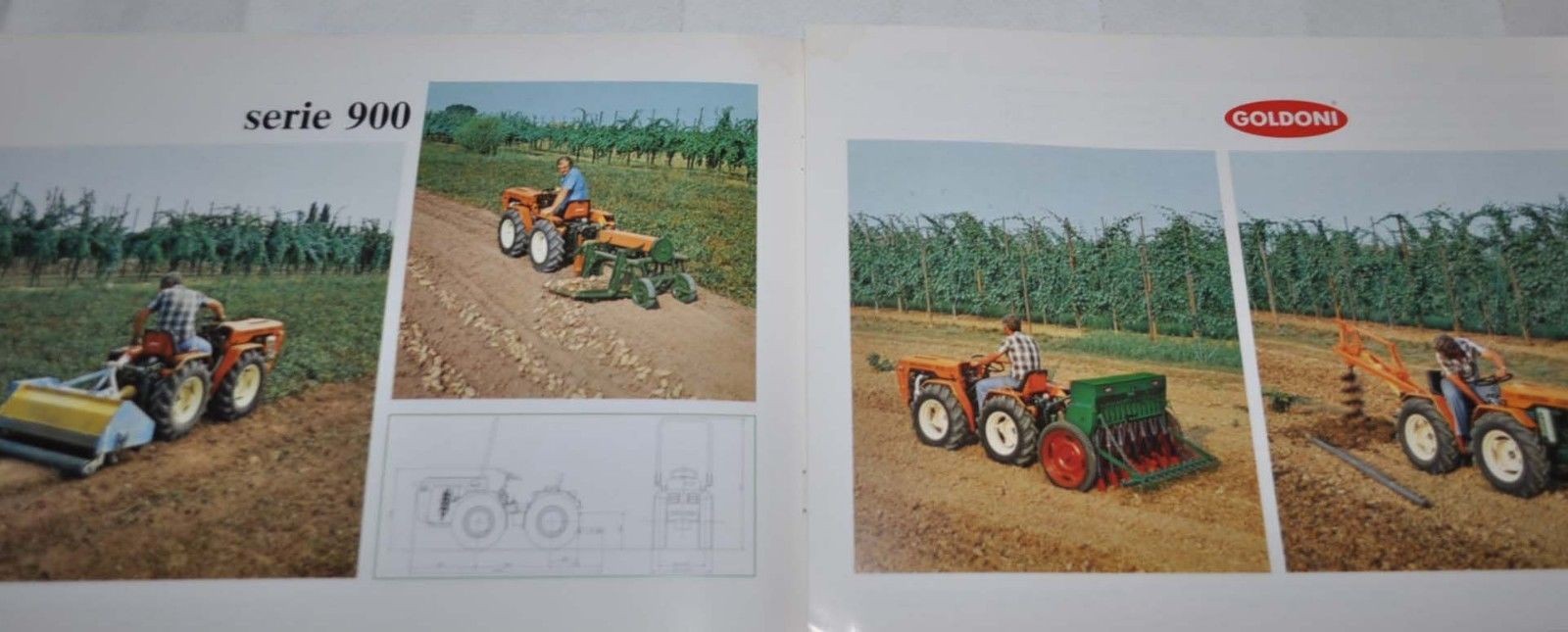 Goldoni Series 9000 Tractor Brochure Prospekt