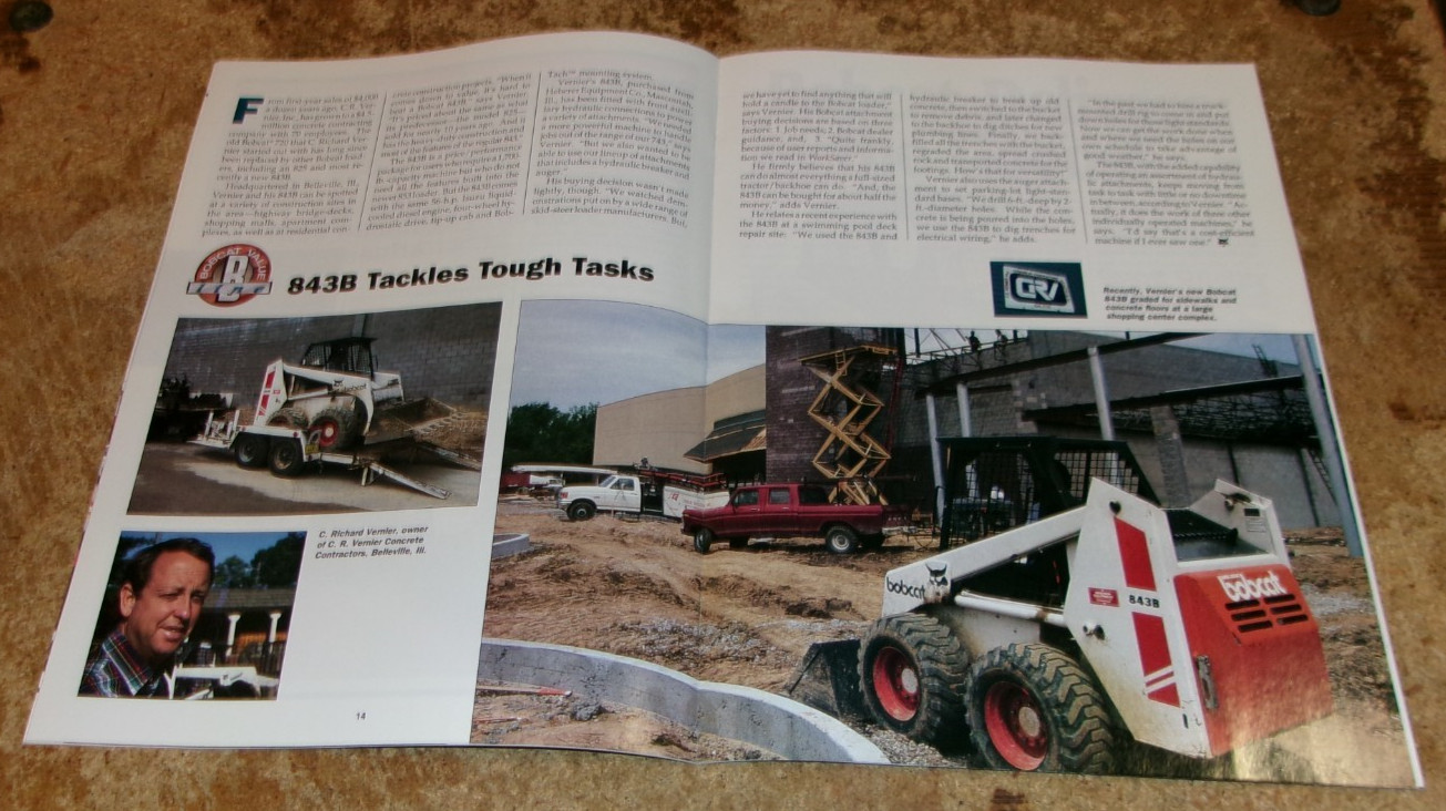 1991 fall bobcat worksaver magazine in good shape used