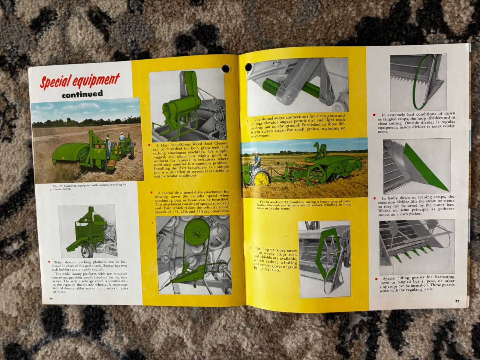 John Deere 25 Combine For 1953 Brochure DCPA26