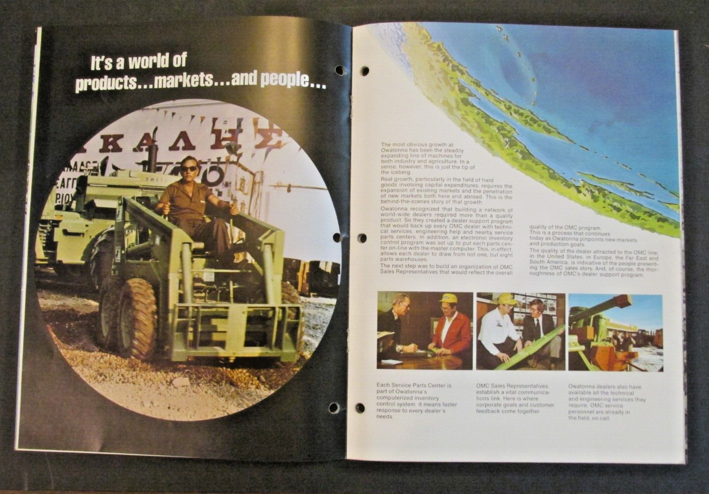 VTG Growing World Owatonna Ad Brochure Catalog Mustang Skid Loader Tractor MN US