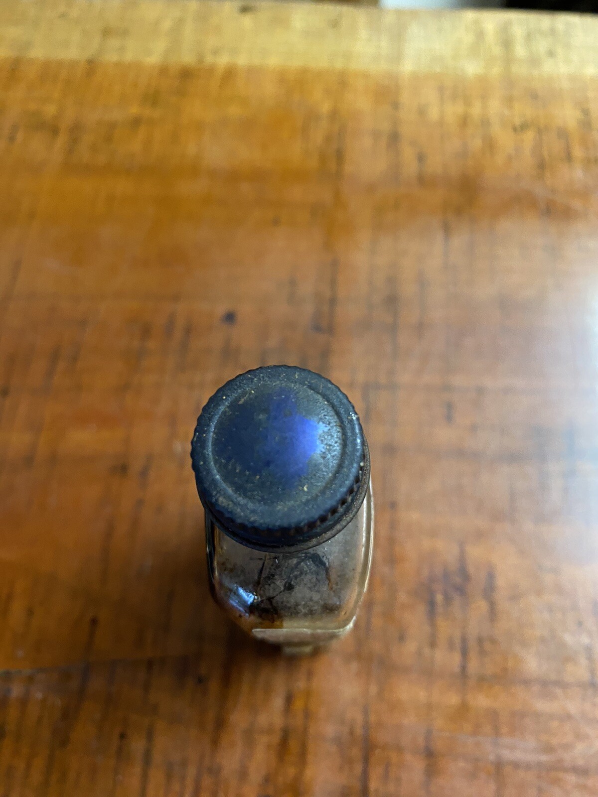 Vintage A.C. Daniels C.C.&F. Drops For Horses And Cattle Glass Bottle With Label