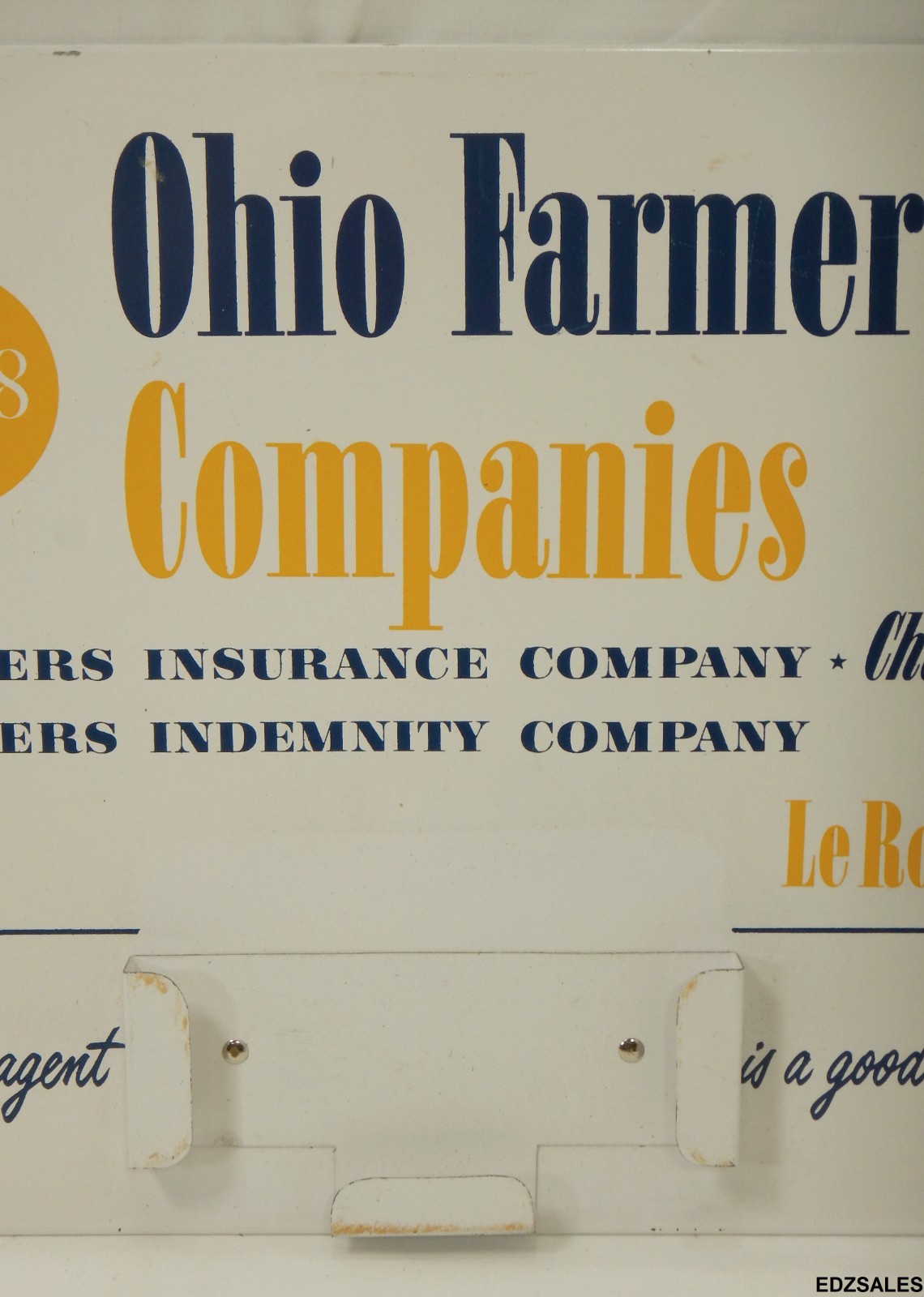 Ohio Farmers Insurance Company Vintage Advertising Perpetual Month Day Calendar