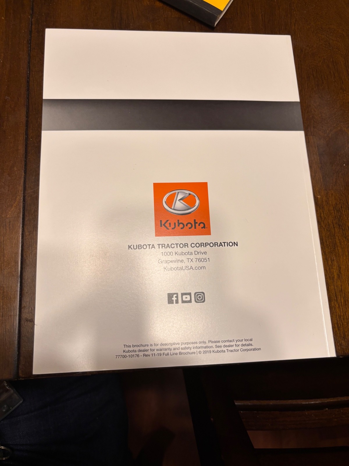 KUBOTA 2020 FULL LINE BROCHURE NEW HARD TO FIND