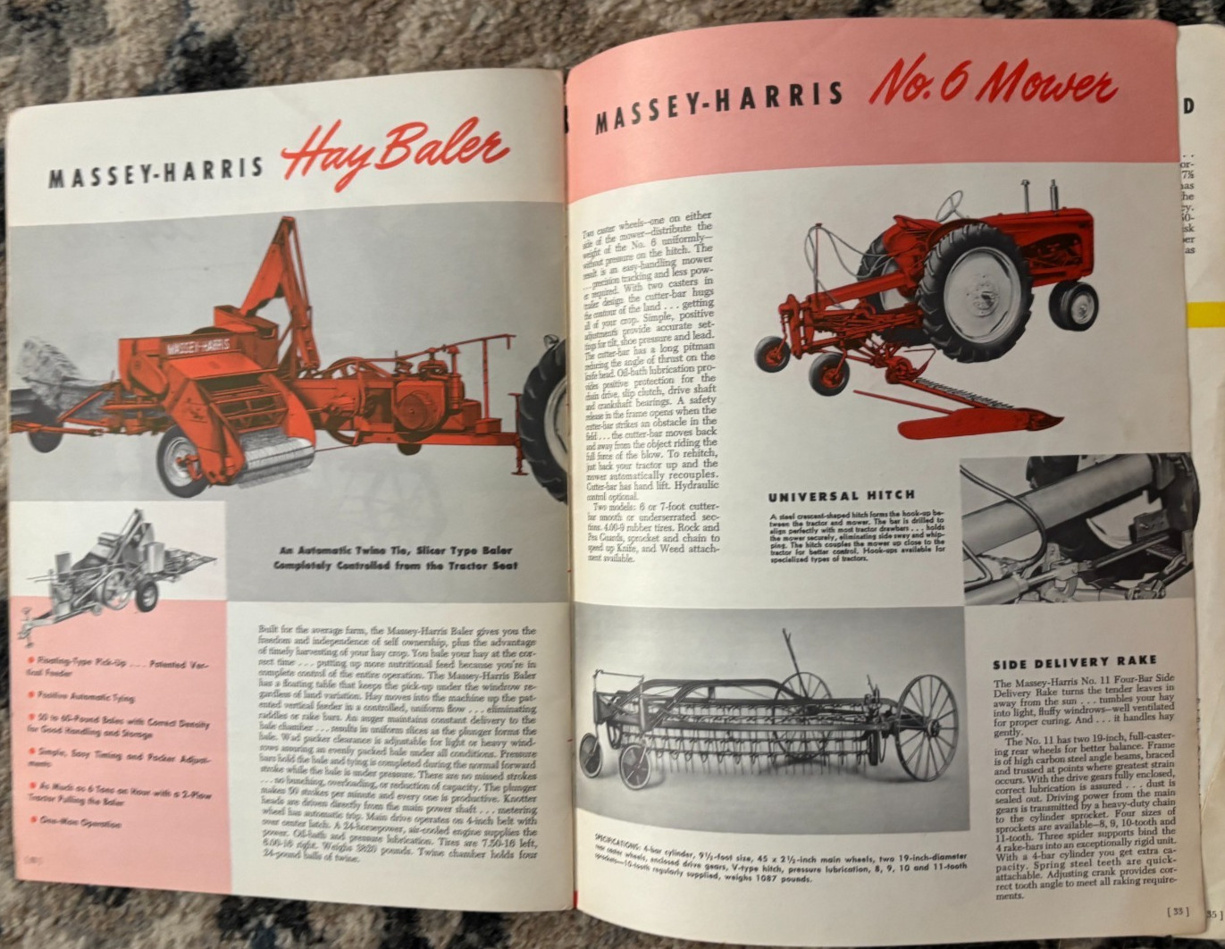 Massey Harris Buyers Guide For 1951 Brochure DCPA26