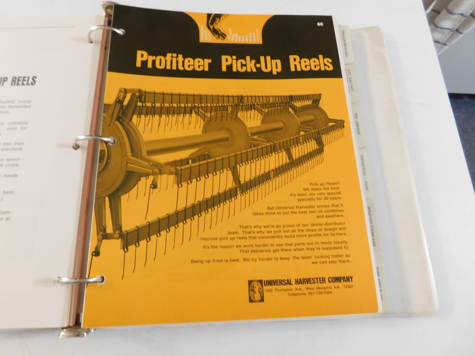 BROYHILL LINE FARM EQUIPMENT BROCHURES EMPIRE PLOW WESTGO LOADERS GANDY DANUSER