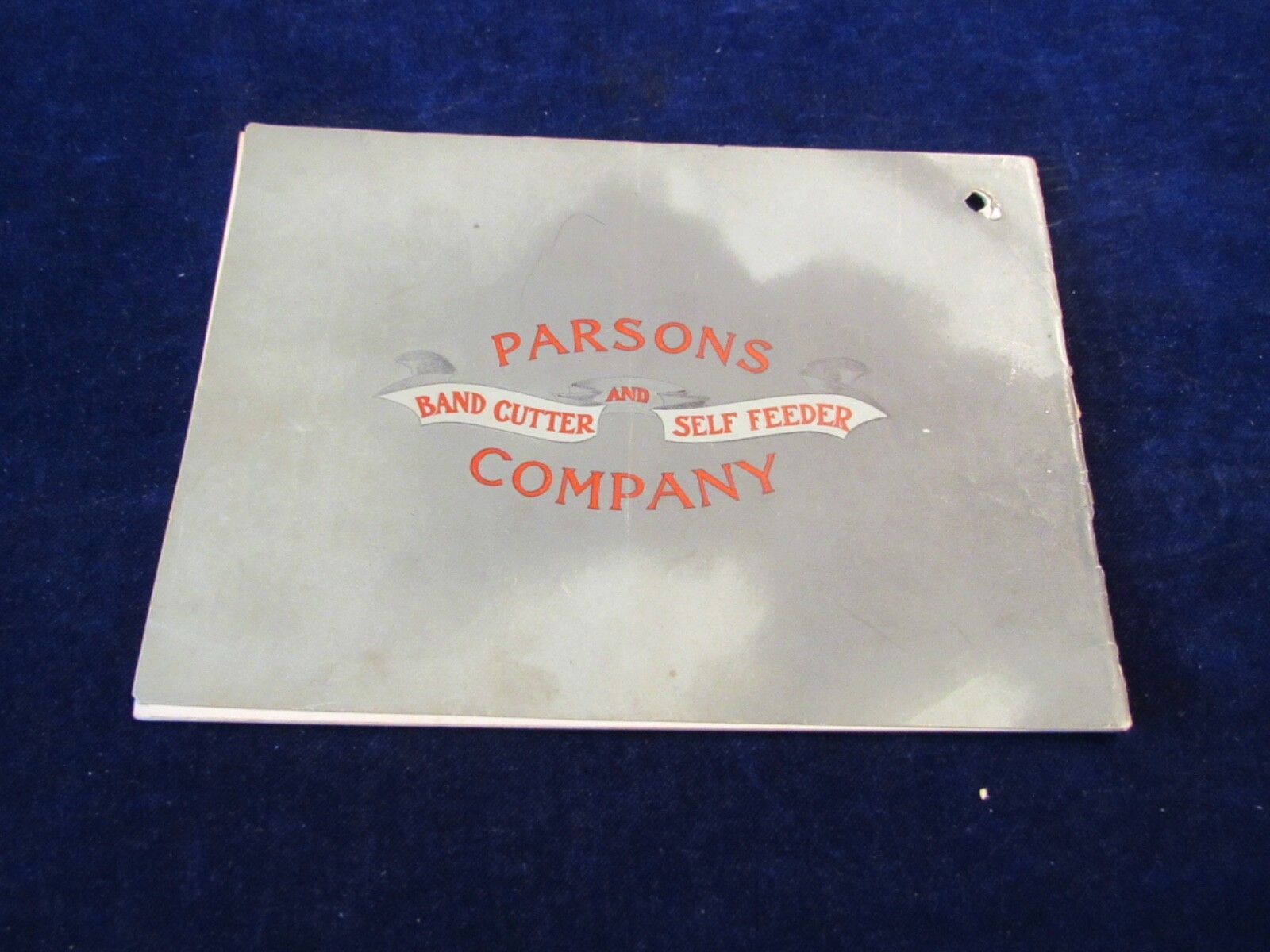 Vtg 1899 Parsons Band Grain Cutter & Self Feeder 32Pg Brochure Newton IA Q1121