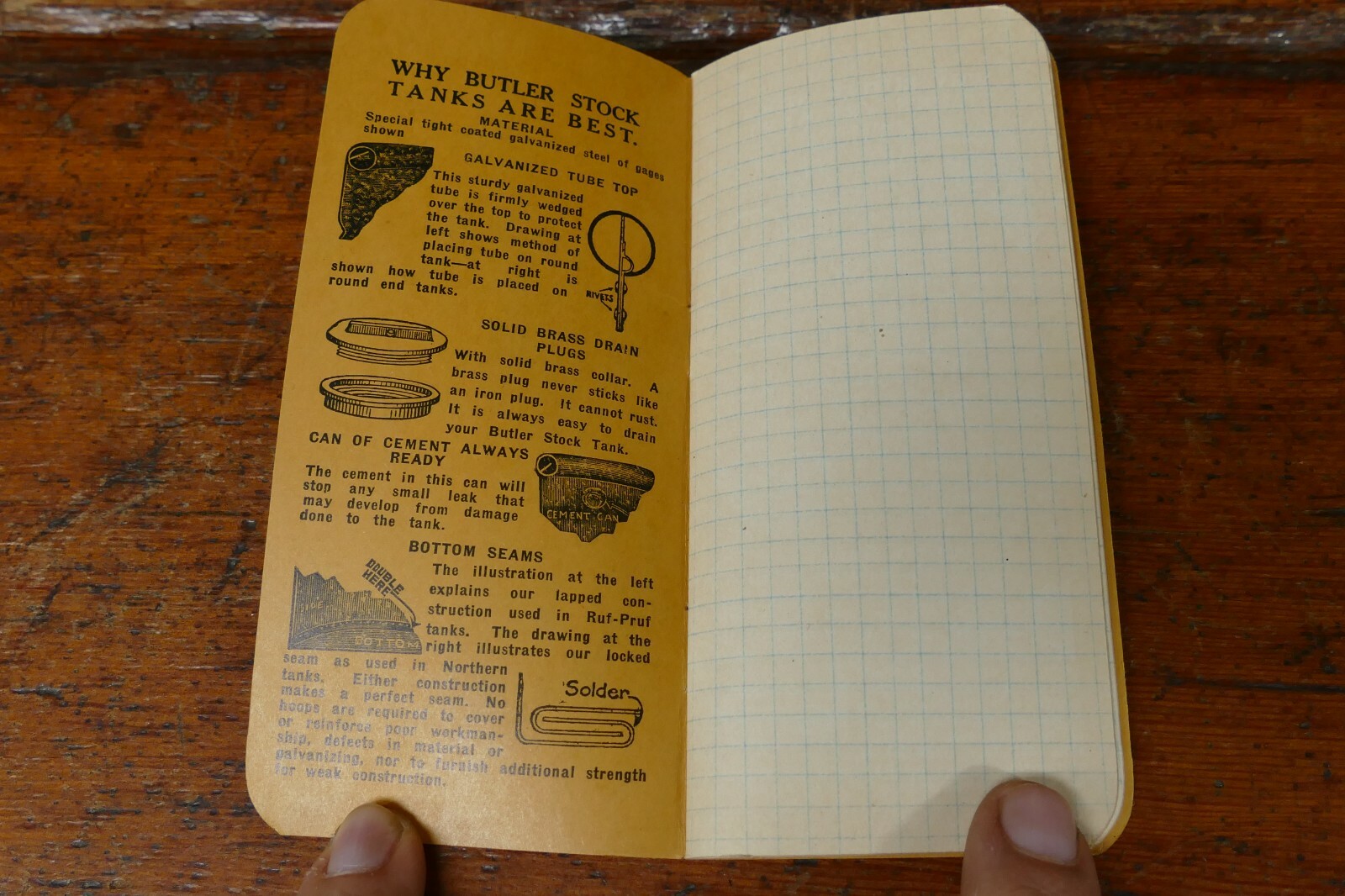 Vintage 1925/1926 Butler Mfg Co Steel Products Farm Buildings Notebook Unused