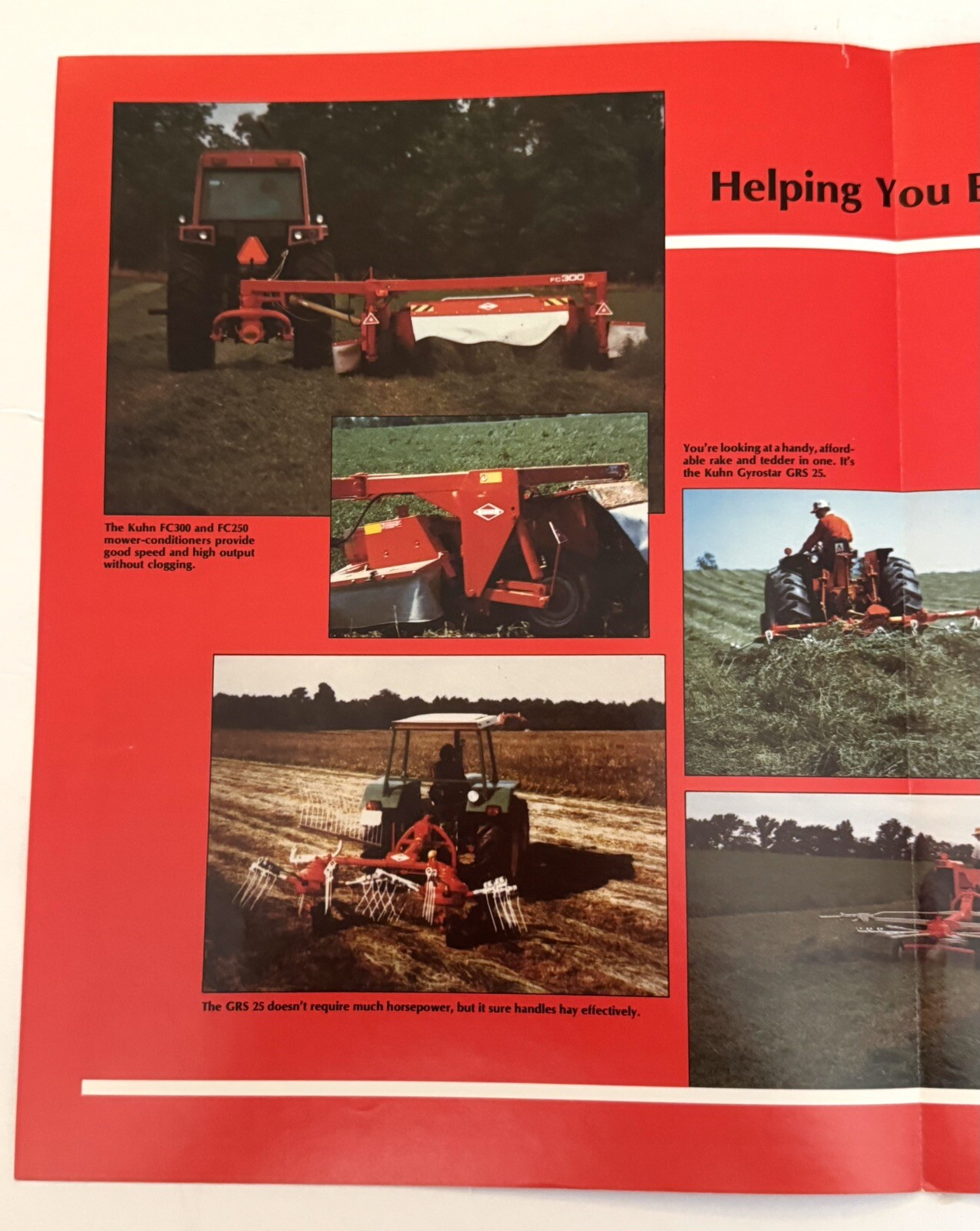 Lindsey Hay Baler Farm Equipment Welger Balers Dealer Sales Brochure