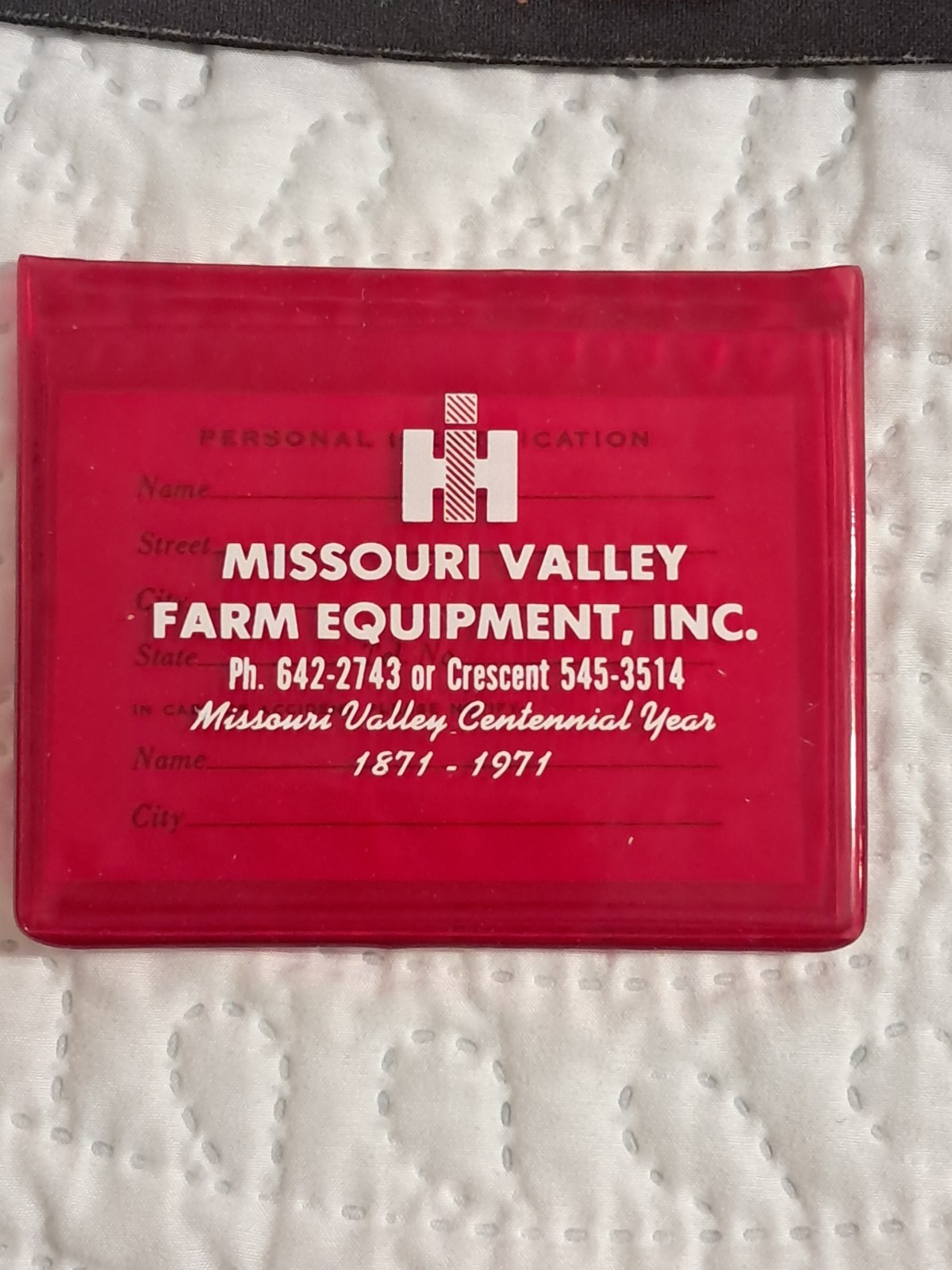 Items Pertaining To Missouri Valley Farm Equipment,Inc./ International EQ (s)