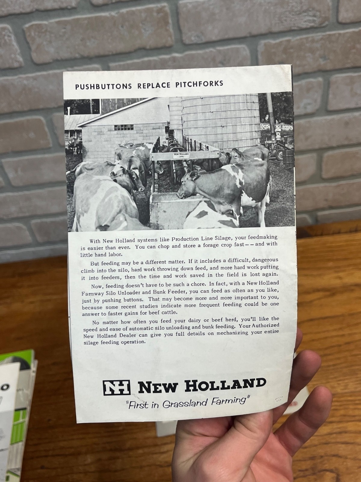 Vintage New Holland Farm Sale Brochures Feed Bunks 131 Bale Carrier 155 Elevator