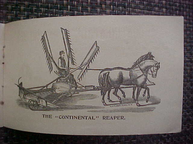 THE JOHNSON HARVESTER CO. – Color Lithograph Catalog – 1890&rsquo;s