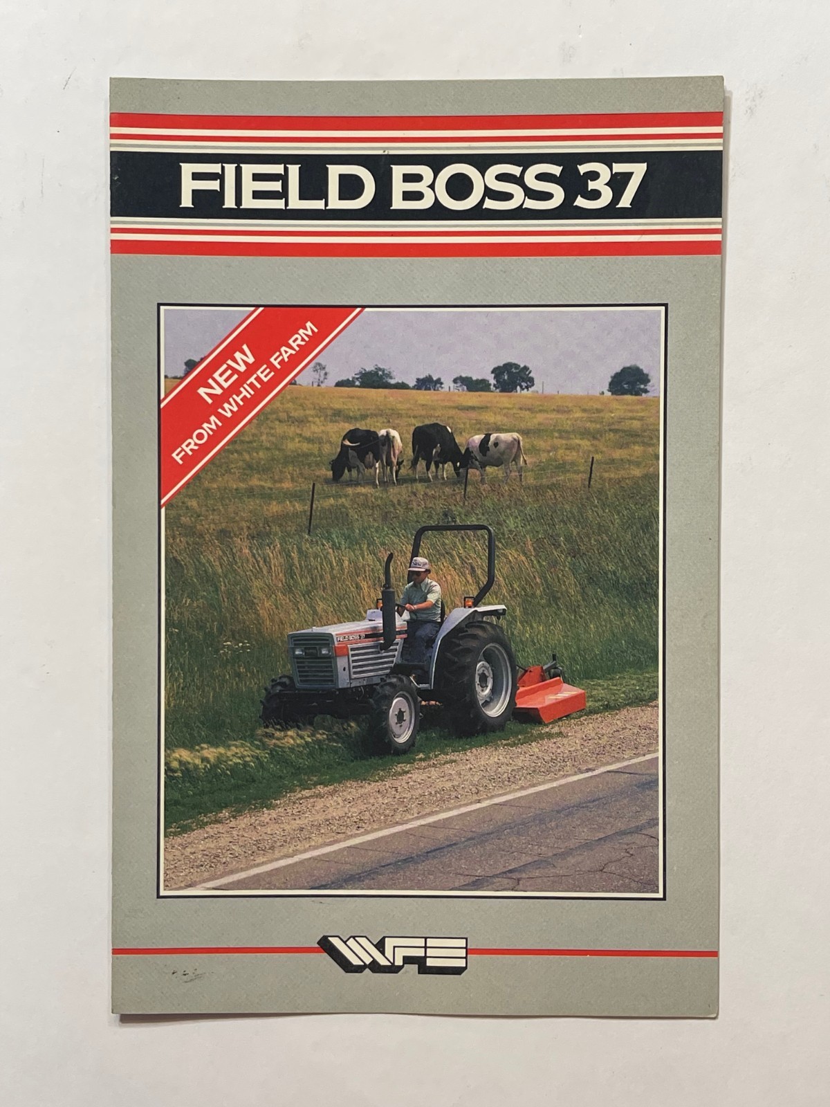 Vintage 1980s – White Field Boss 37 Tractor Sales Brochure *Showroom Sales Book*
