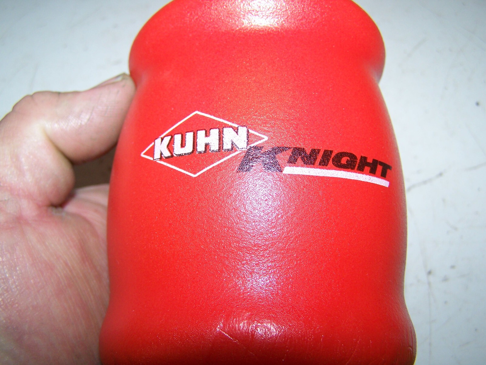 KUHN KNIGHT Foam Can Coozie Farm Advertising Spreader Mixer Tillage Plow NOS