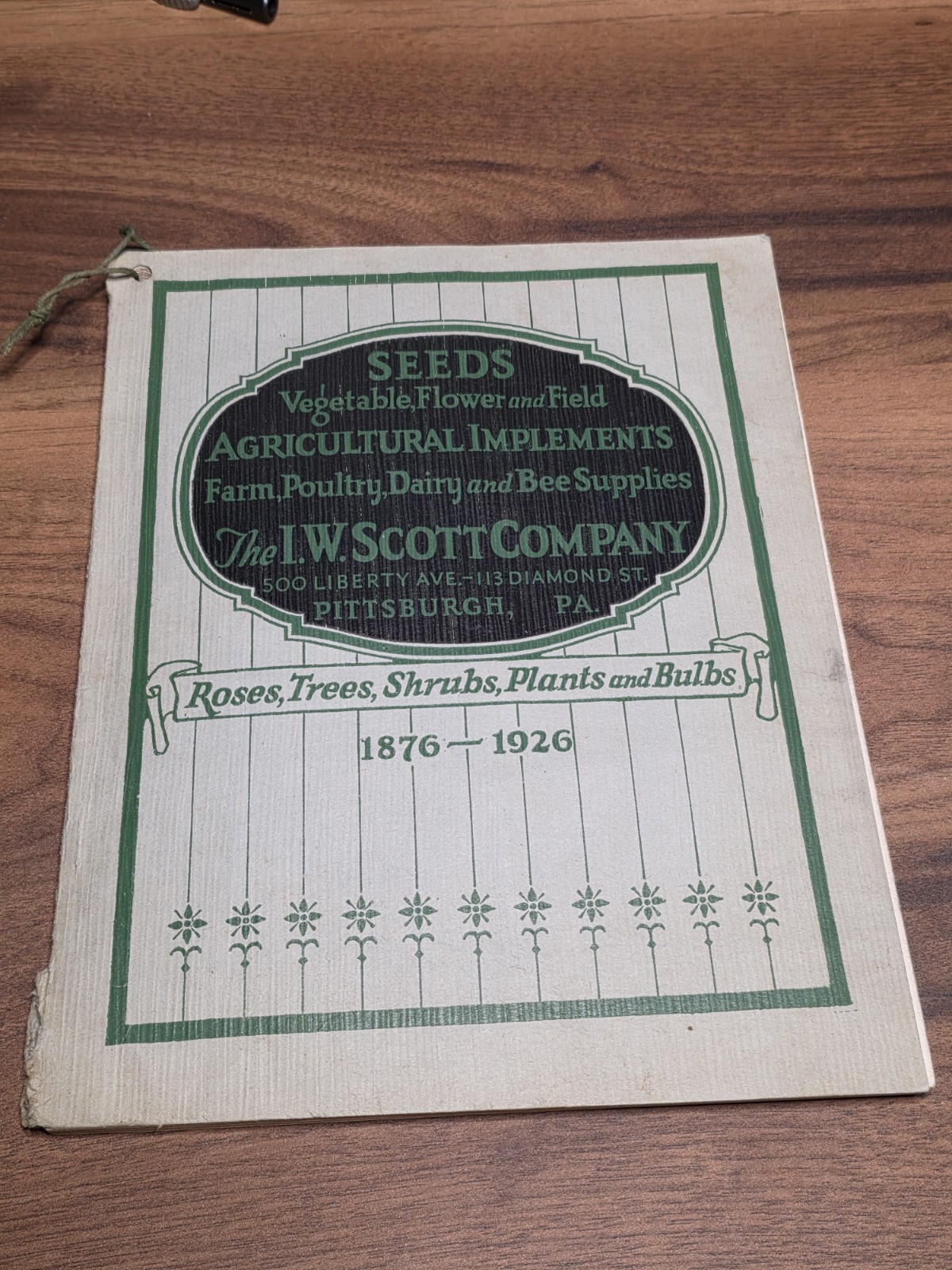 1926 Scott Co Catalog Farm Machinery Tools Plows Seeds Flowers Washer