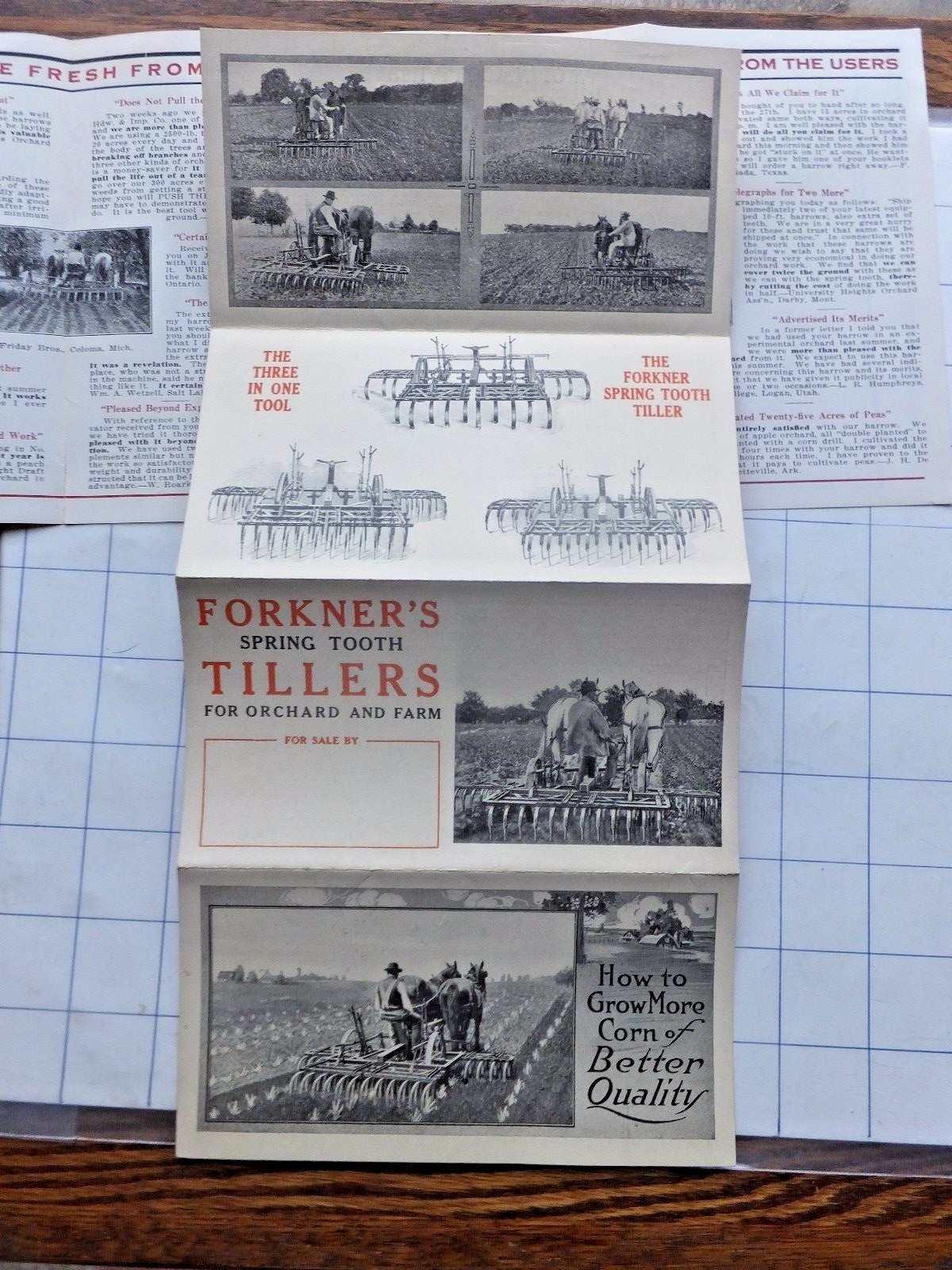 1916 Sales Literature – Light Draft Harrow Company, Marshalltown, Iowa