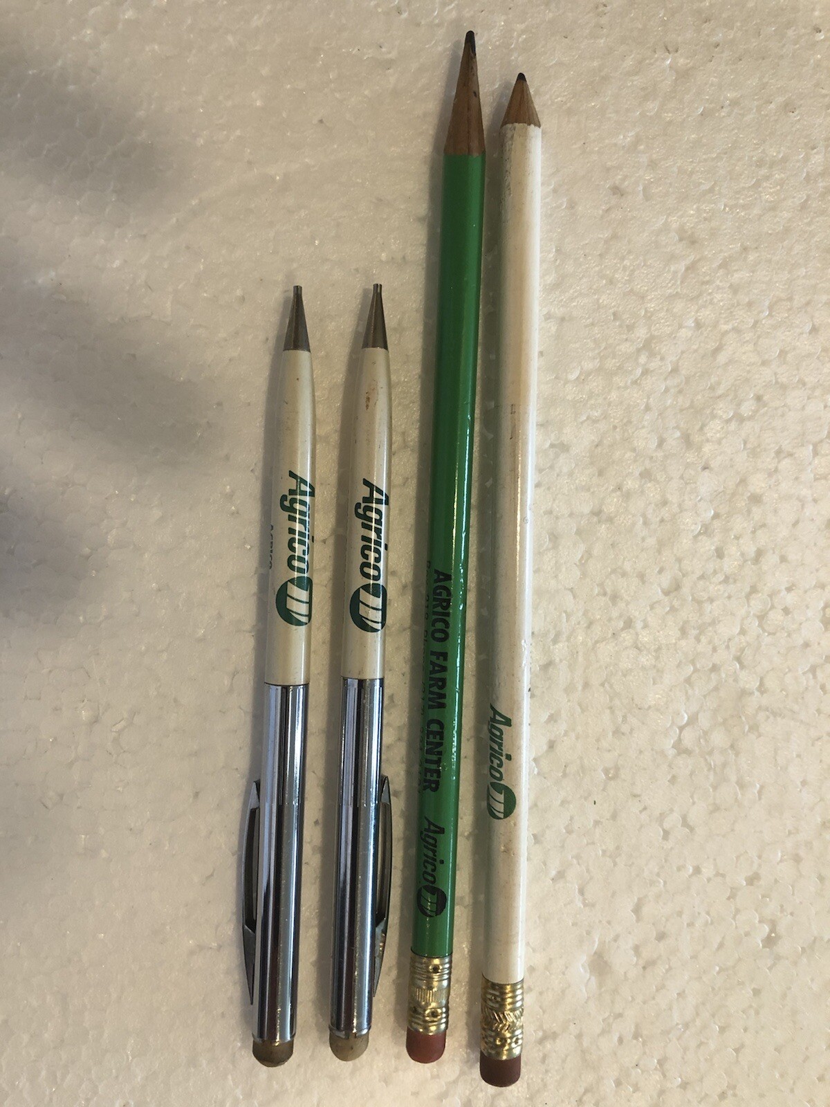 Lot of 4 vintage Agrico pens & pencils