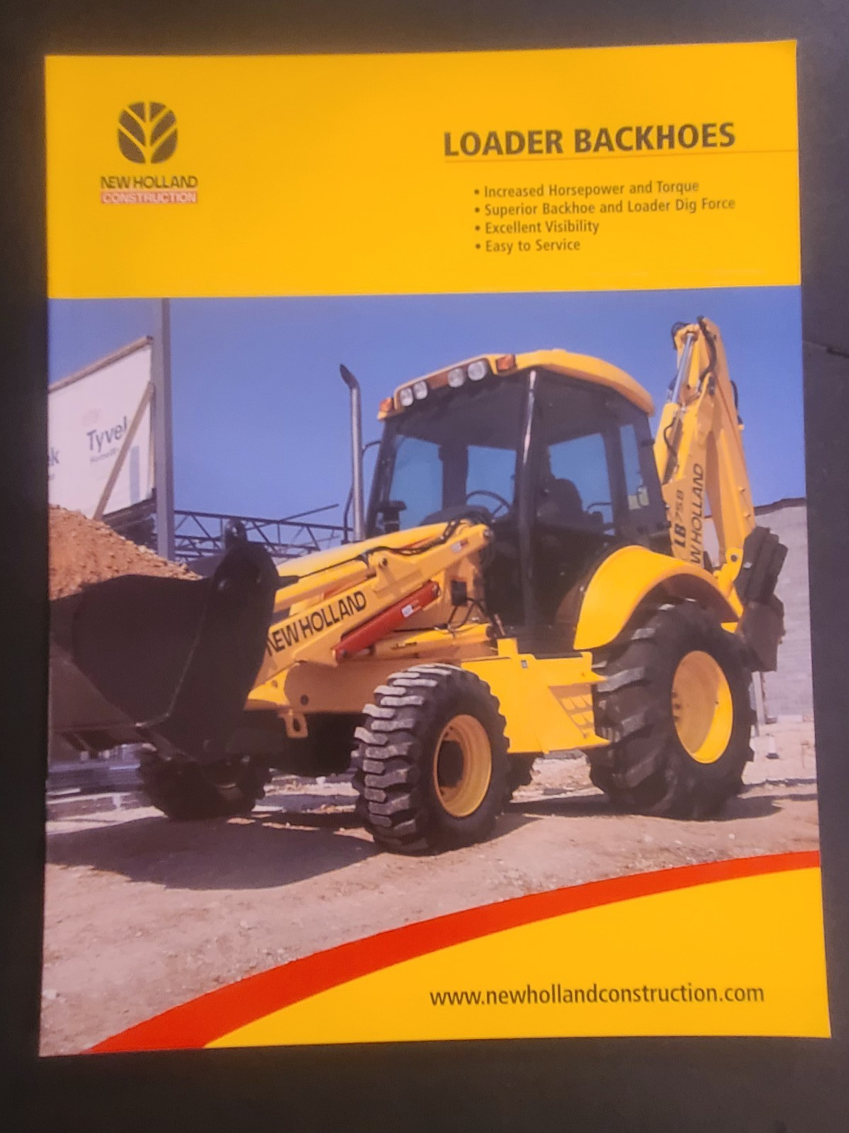 NEW HOLLAND Loader Backhoes 2003 Dealer Brochure