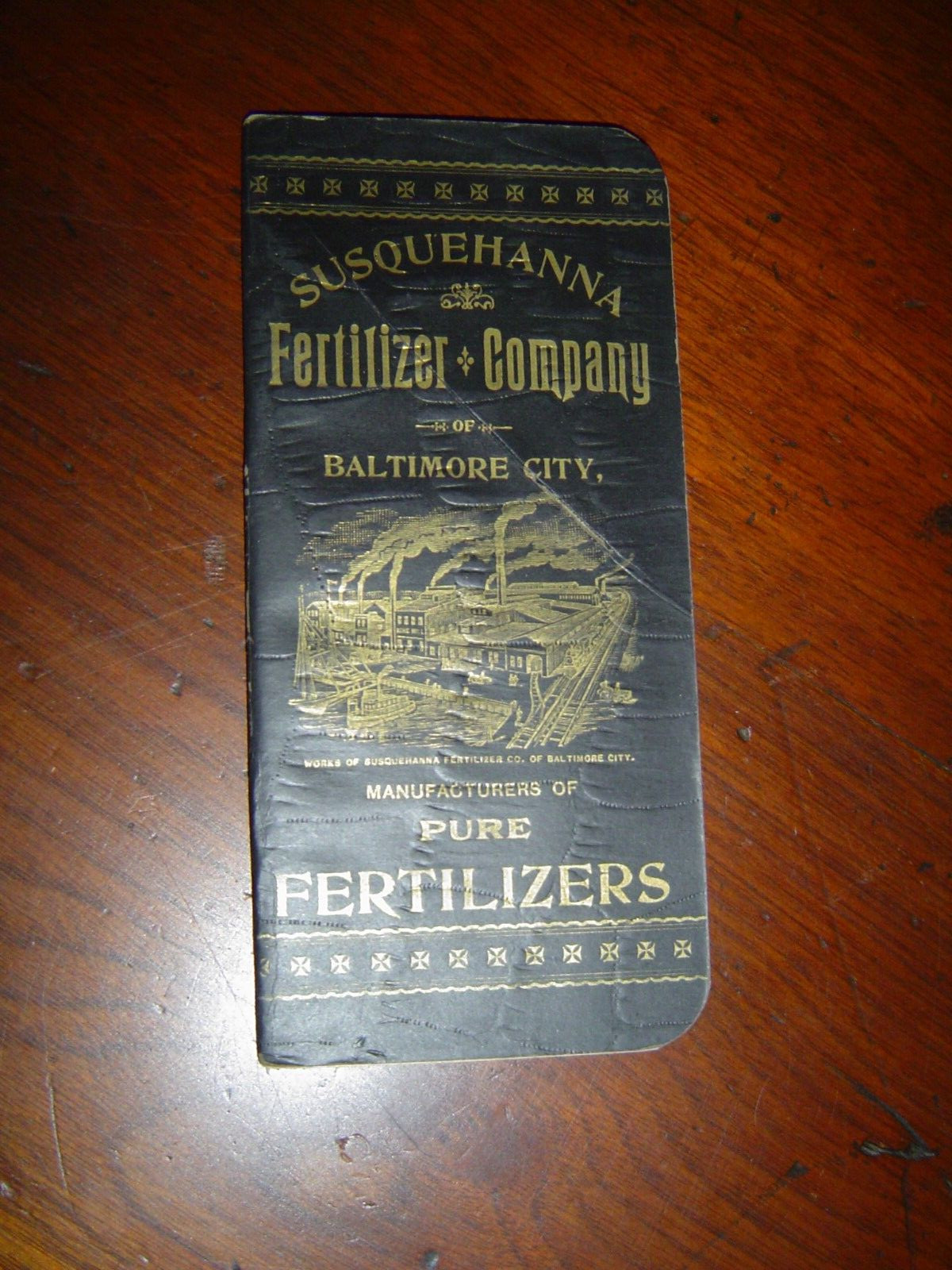 1896 Susquehanna Fertilizer Baltimore City, MD Notebook