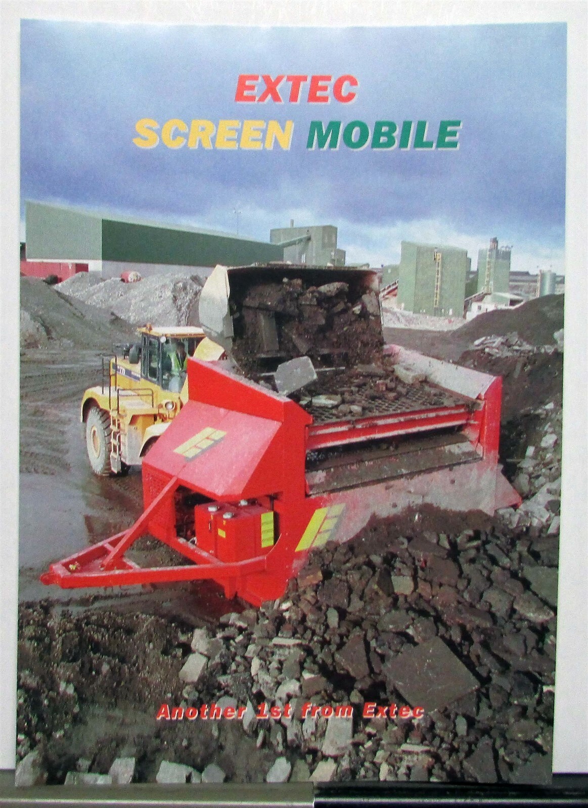 1998 Extec Screen Mobile Equipment Specification Construction Sales Data Sheet