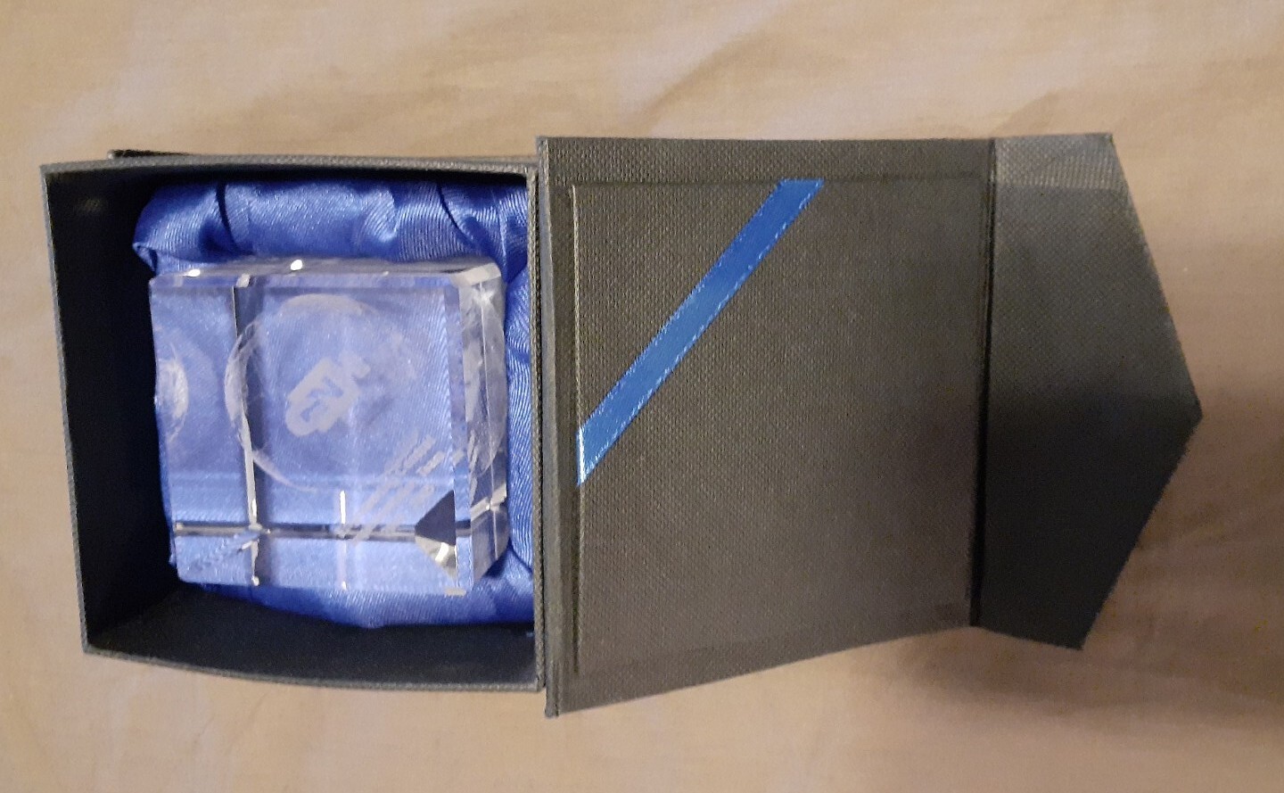 Case New Holland Engineering Crystal Paperweight