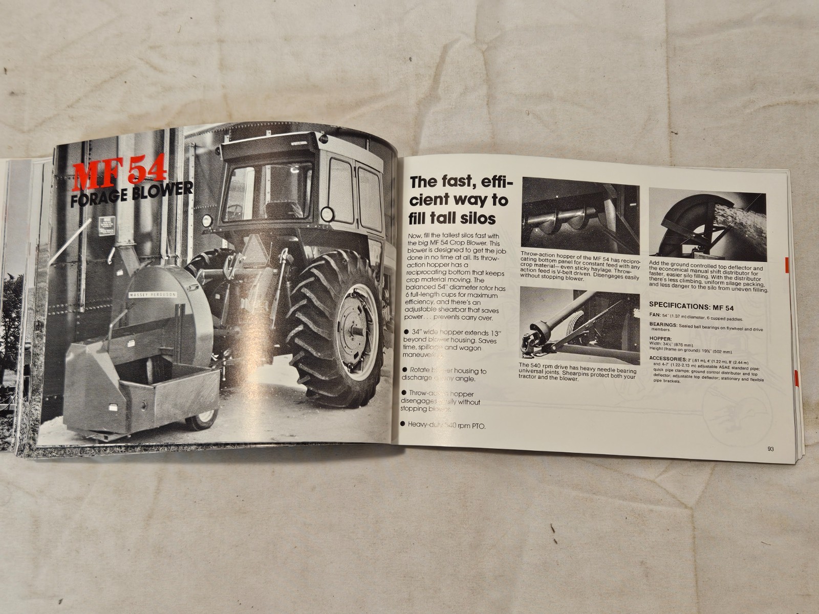 MASSEY-FERGUSON FARM MACHINERY GUIDE 1978 EDITION 212 PAGES