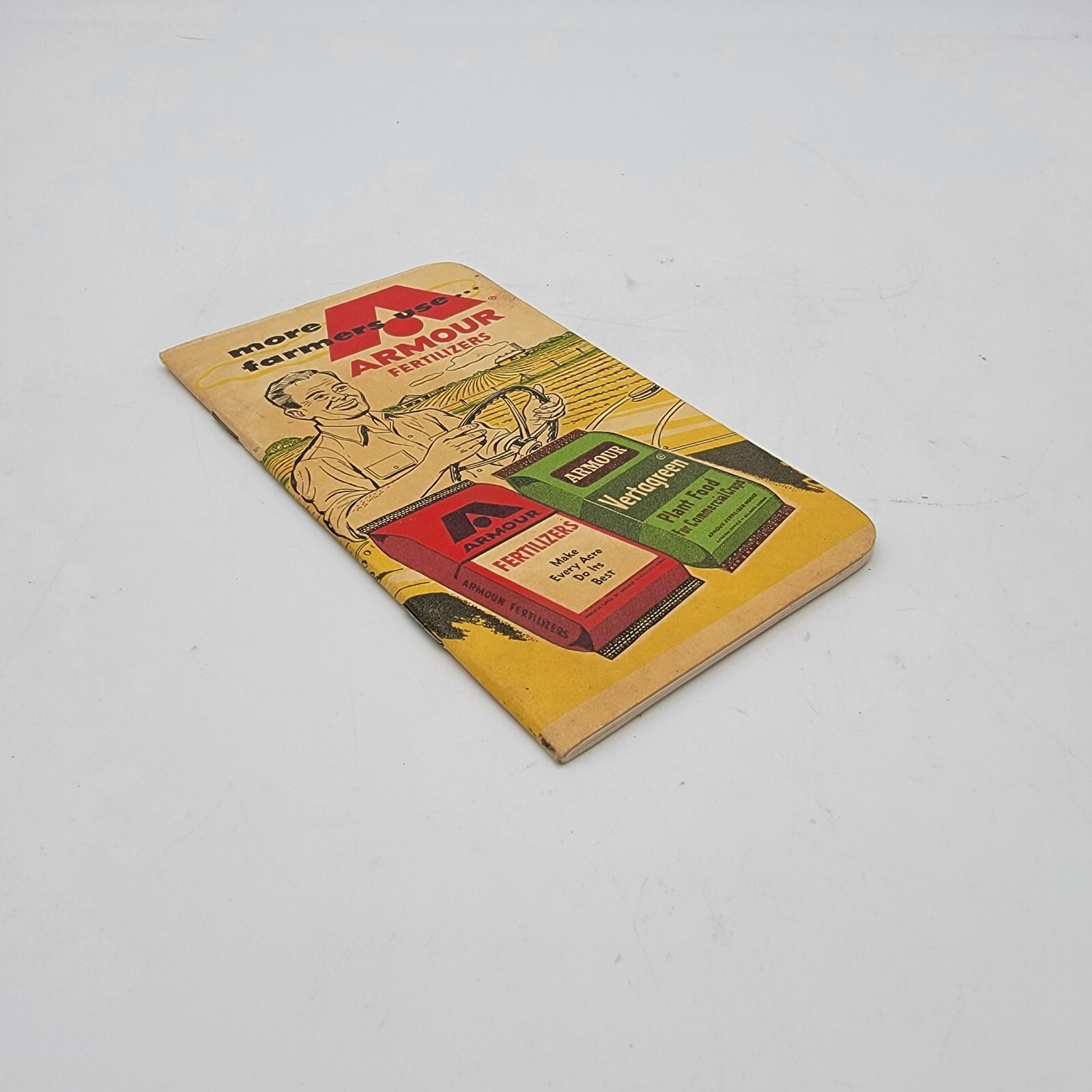 Armour Fertilizers Pocket Memo Book 1958/59 Calendar Nice Cover Unused