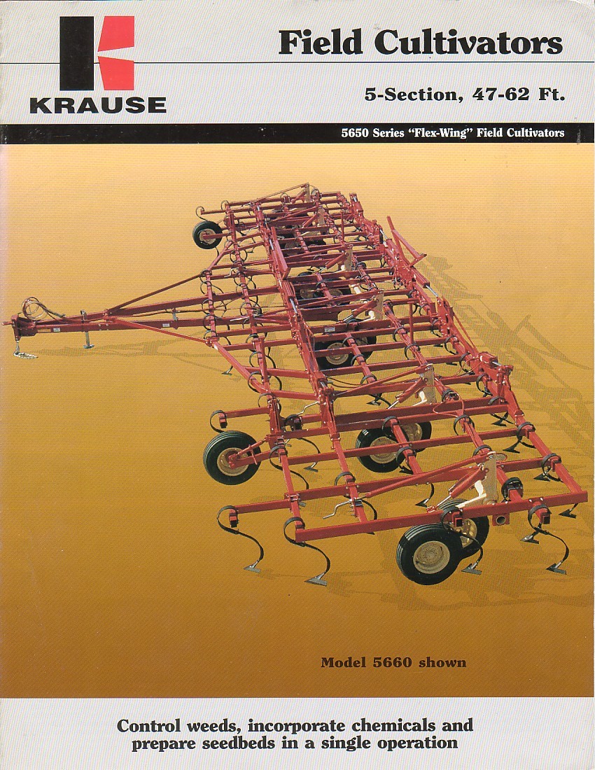 Farm Implement Brochure – Krause – 5650 series – Field Cultivators (F2678)