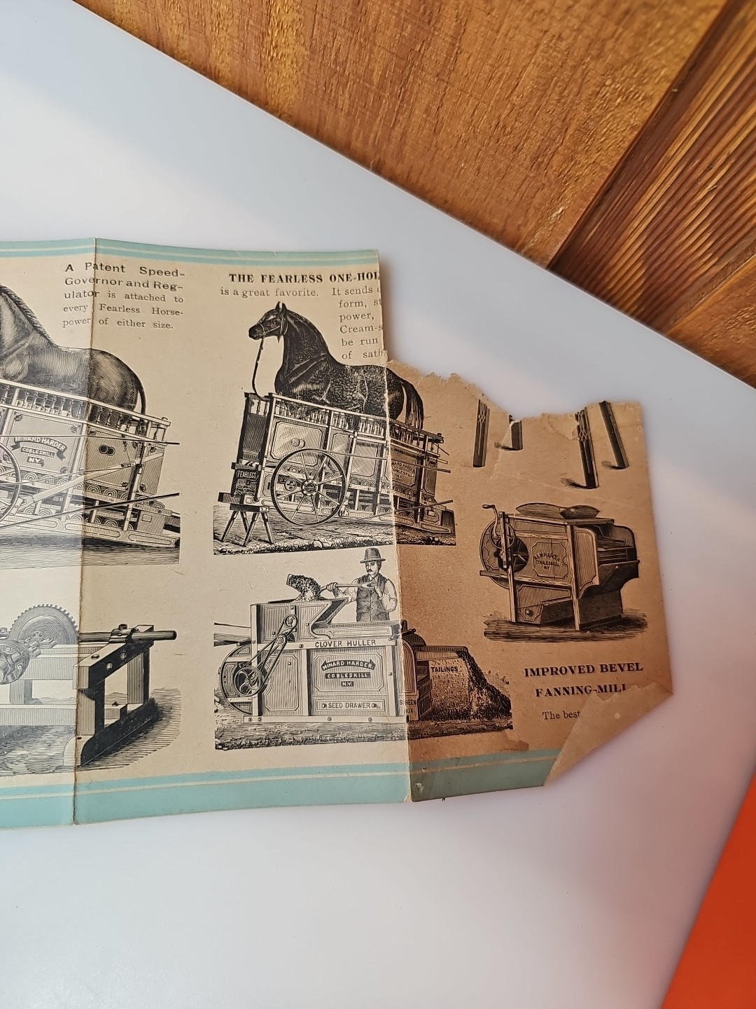 Empire Agricultural Minard Harder New York THRESHERS Literature Trade Folder