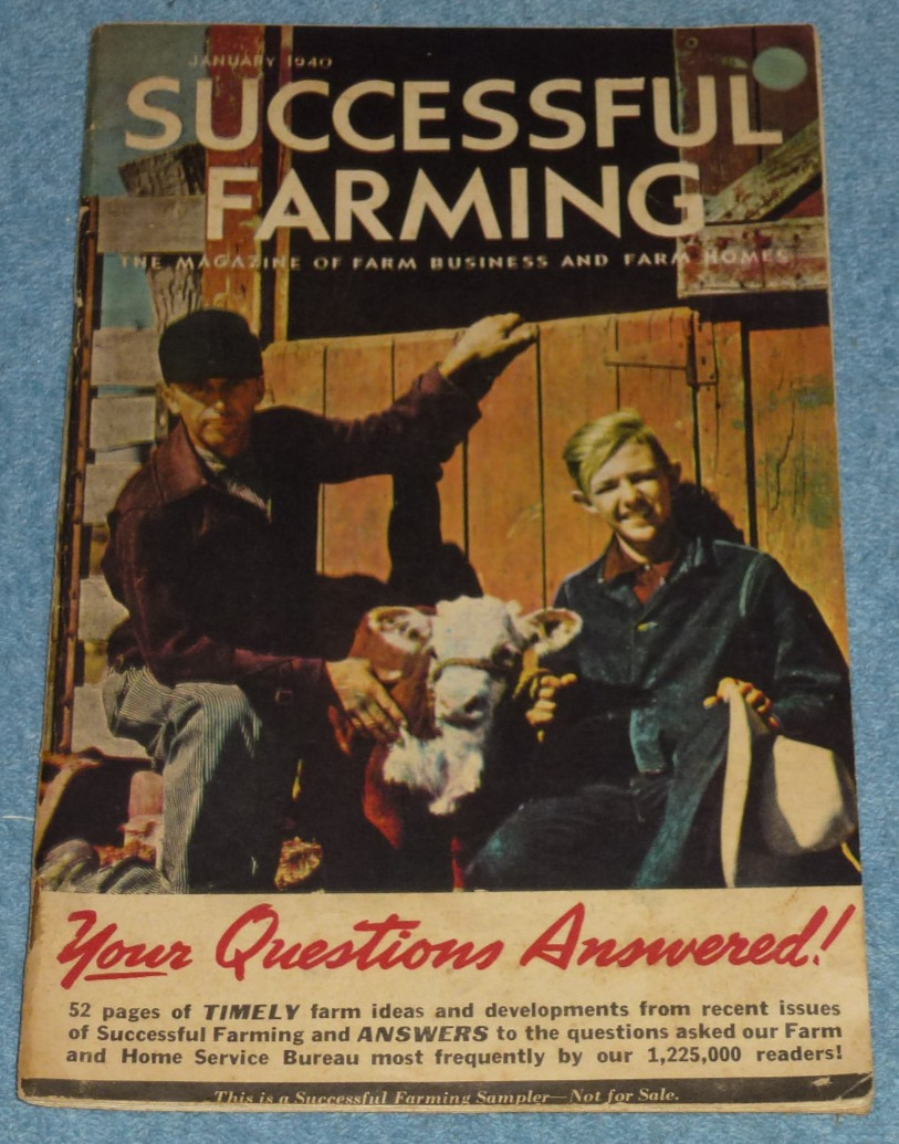 Vintage 1941 Successful Farming Magazine Sampler Promo 52 Pages