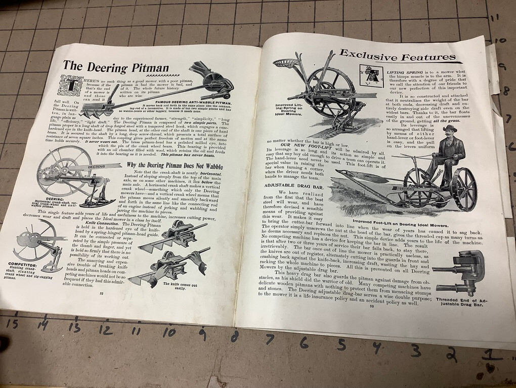 Original CATALOG –1890&rsquo;s ROLLER & BALL BEARINGS on the FARM 40pgs