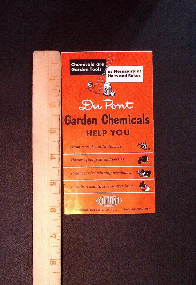 DuPont Garden Chemicals Brochure Vintage Advertising