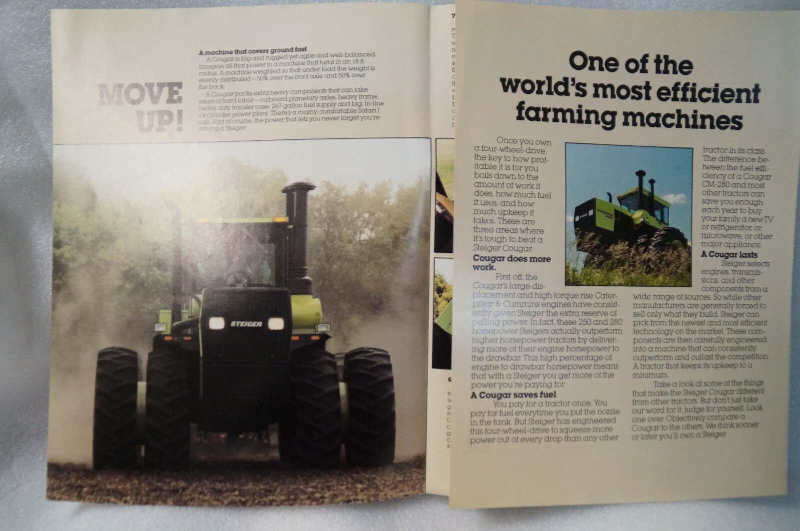 STEIGER COUGAR IV SALES BROCHURE 6 PAGES – Mint