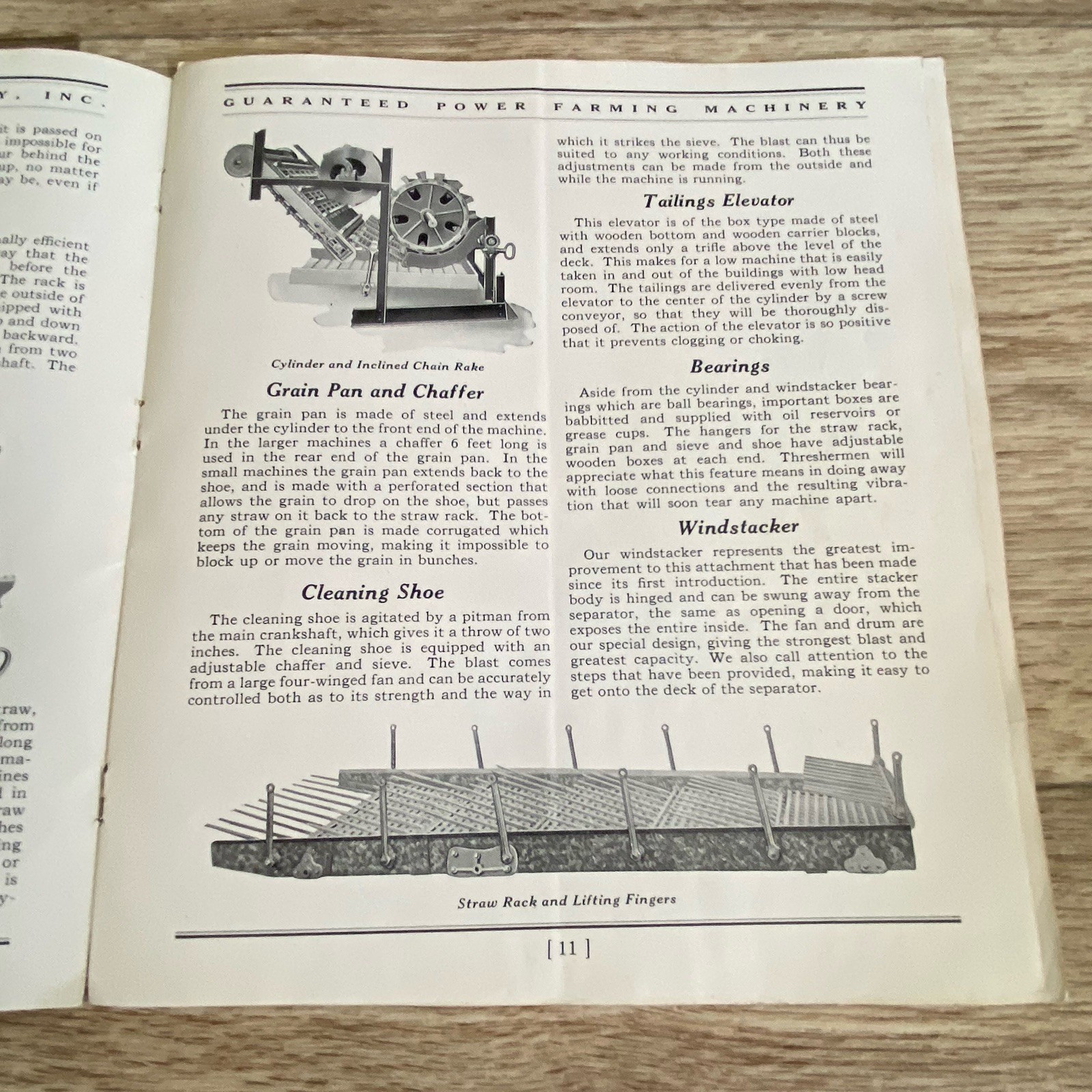 Advance Rumely Grain & Rice Steel Threshers Sales Brochure Machinery Tractor