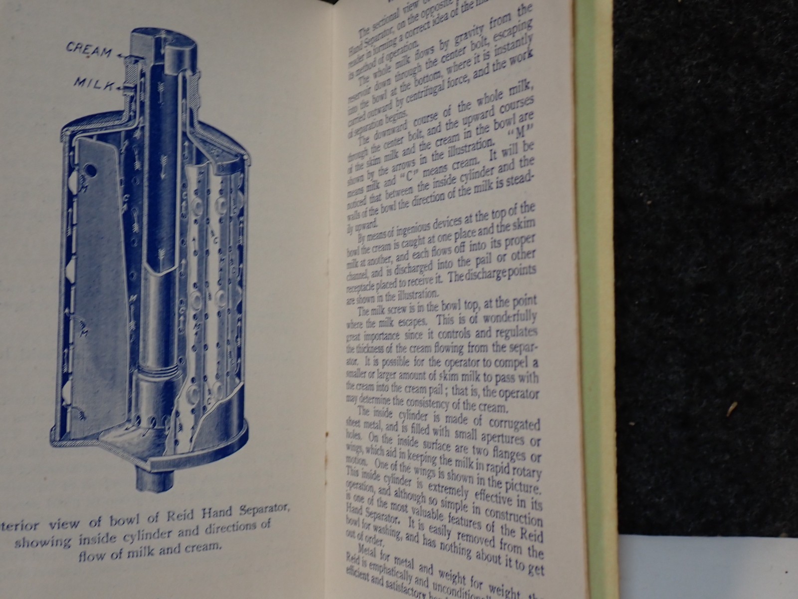 VINTAGE 1905 – 1906 THE REID CREAM SEPARATOR ADVERTISING CATALOG