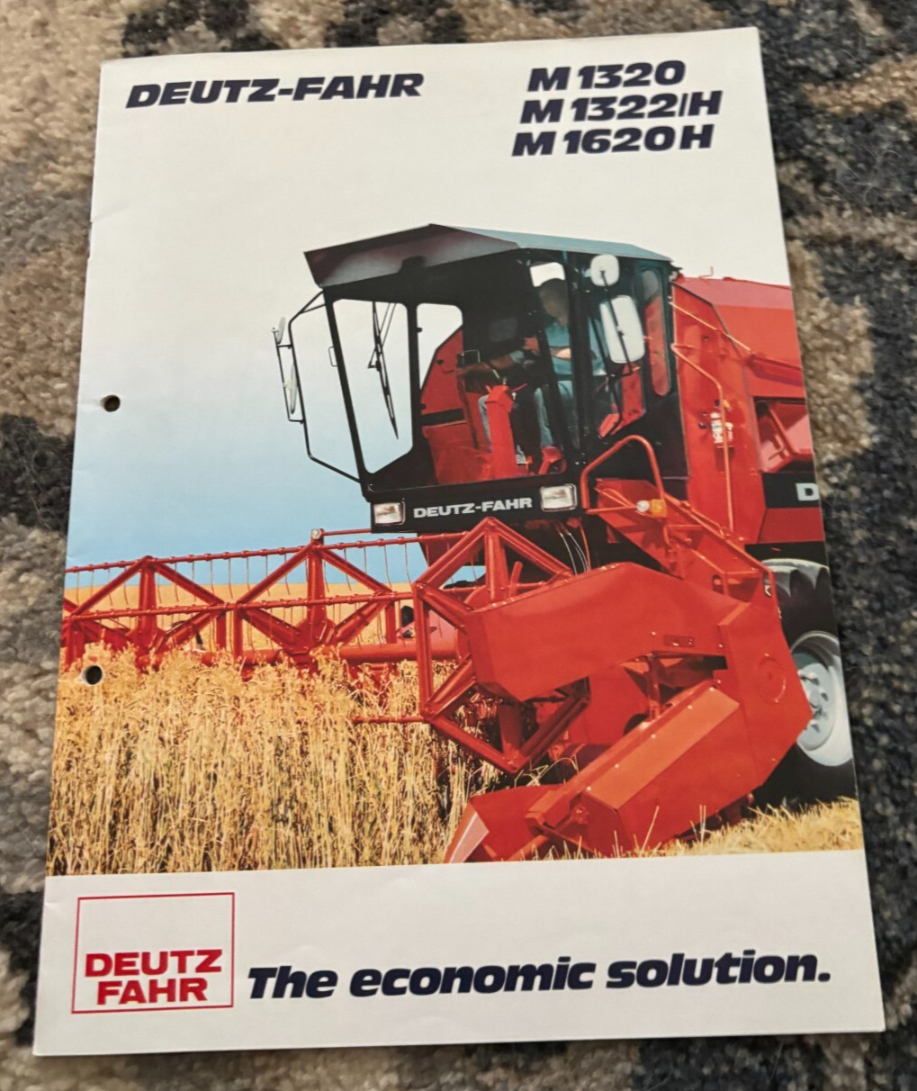 Deutz Fahr M1320 M1322 M1322H M1620H Combine Brochure FCCA25
