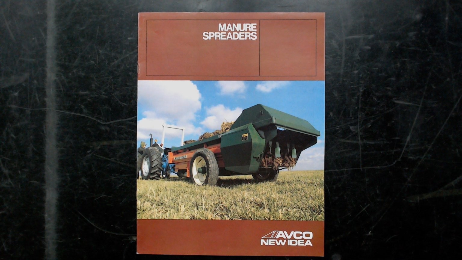 Avco New Idea Manure Spreaders Brochure Vintage Agricultural Equipment
