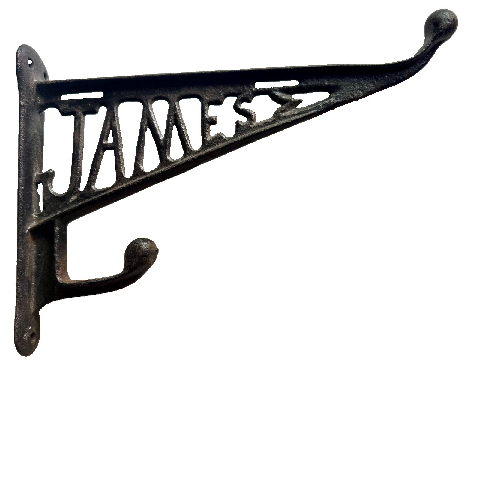Antique JAMES Harness Hook Patented Cast Iron Fort Atkinson Wisconsin Documented