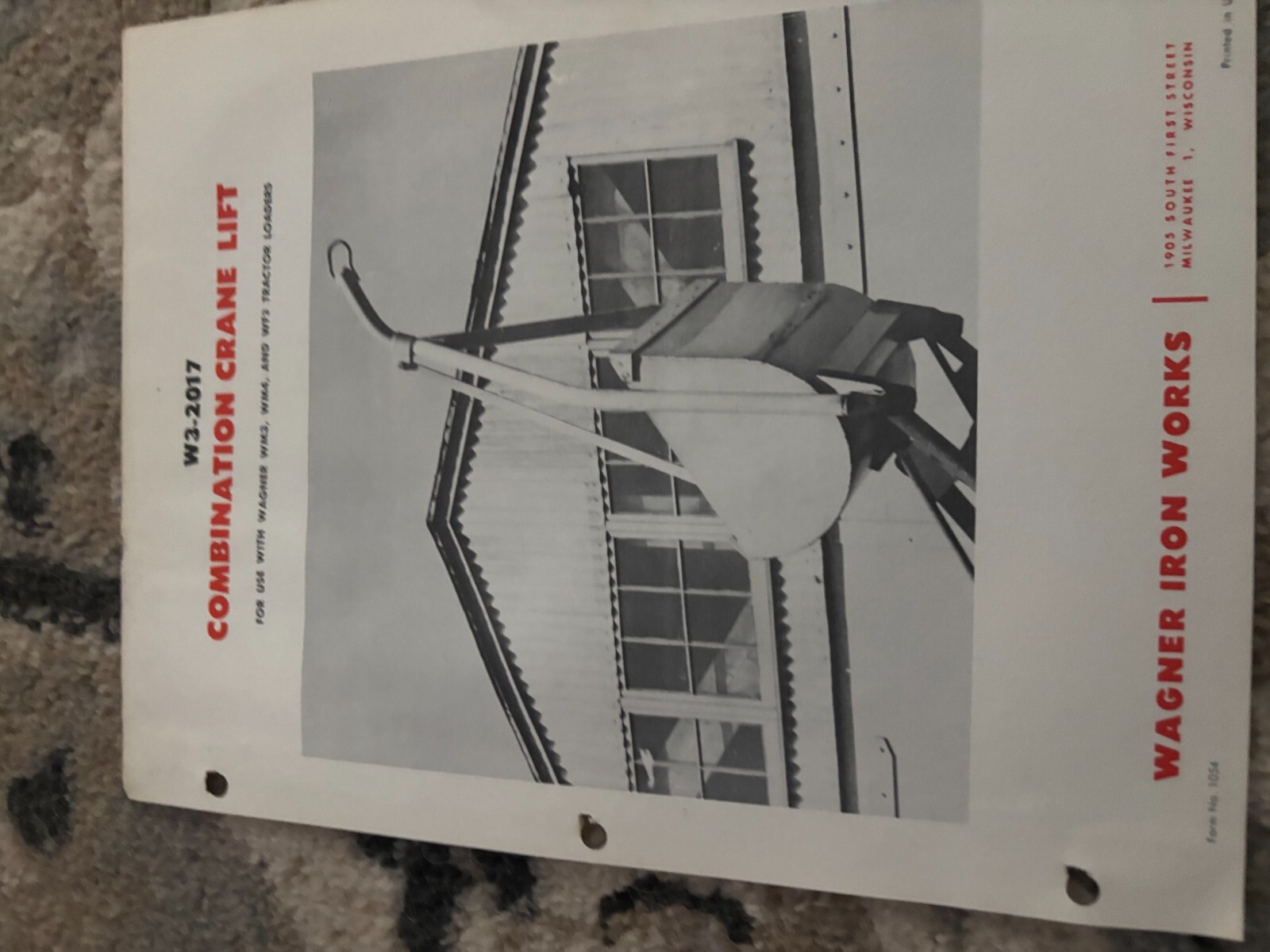 Wagner Iron Works W-2058 Grapple Fork Brochure FCCA25
