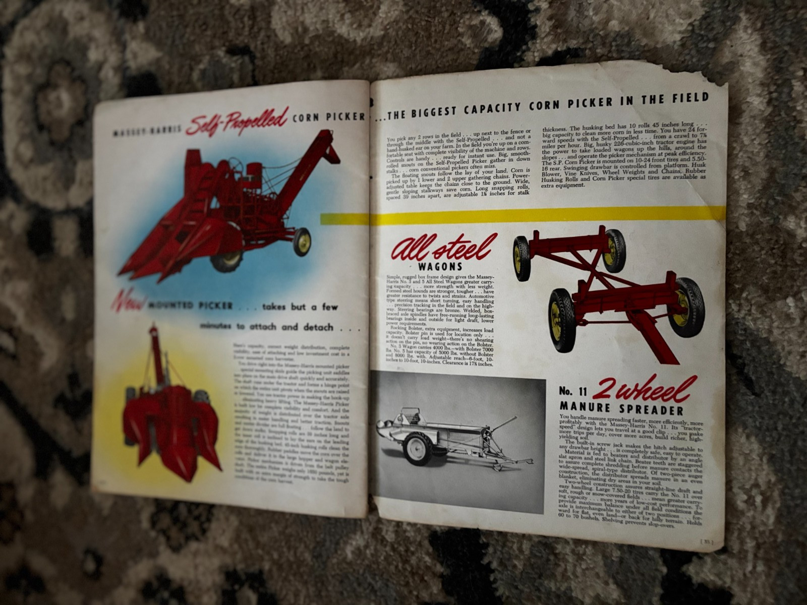 Massey Harris Buyers Guide for 1951 Brochure DCPA26