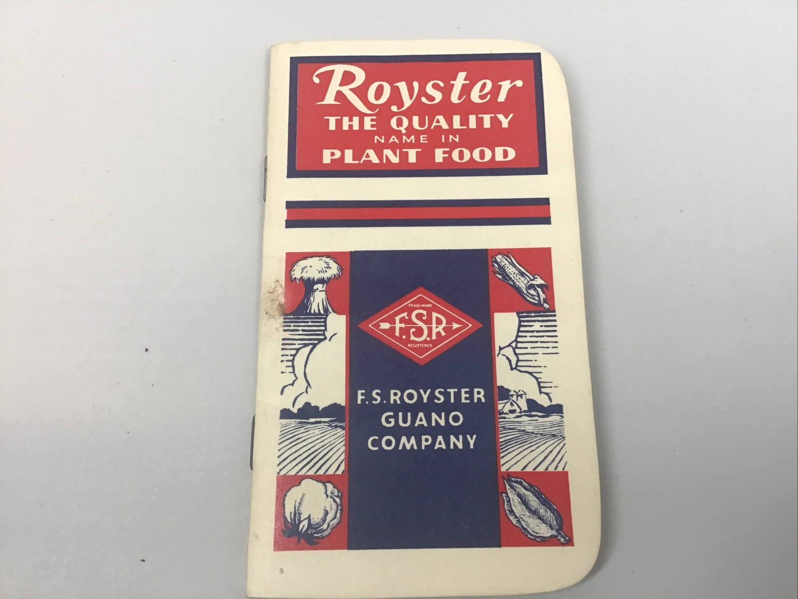 Vintage 1959 Advertising Booklet FS Royster Guano Company Plant Food Fertilizer