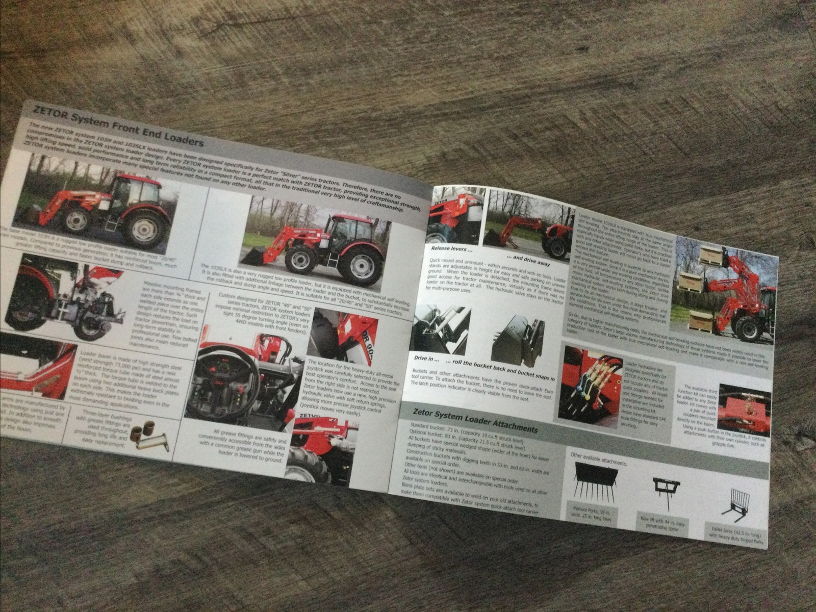 Zetor Silver Series Tractors Brochure