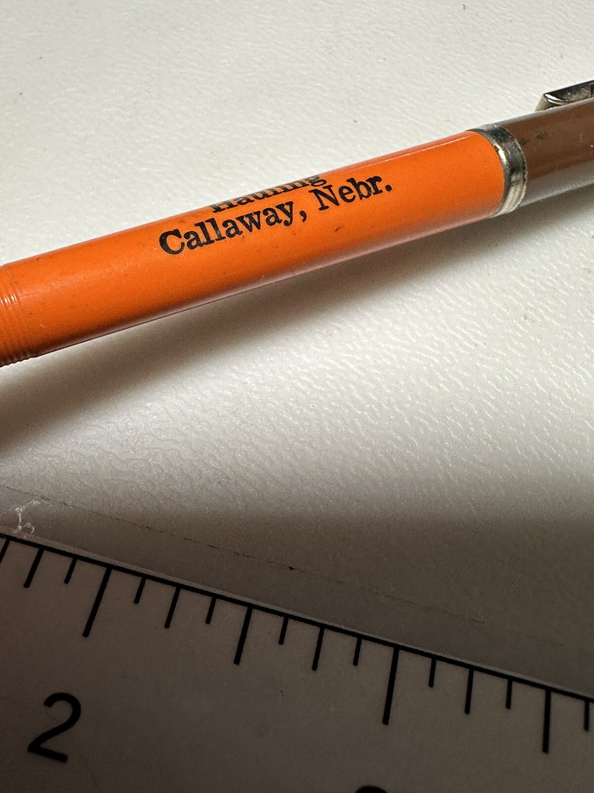 Vintage Callaway Nebraska Lange Trucking Livestock Grain Farming Ag Hauling Pen
