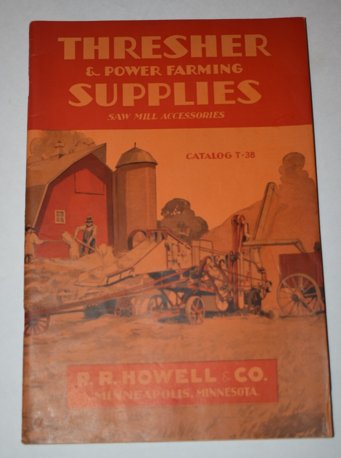 Vintage 1938 HOWELL & CO Minneapolis MN Farm Thresher Threshing Machine Catalog