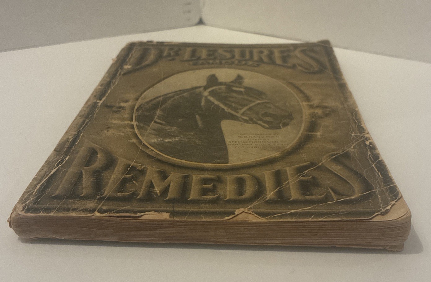Rare 1908 Dr J.G. Lesure Veterinary Remedies Catalog Horse Farm Advertising Book