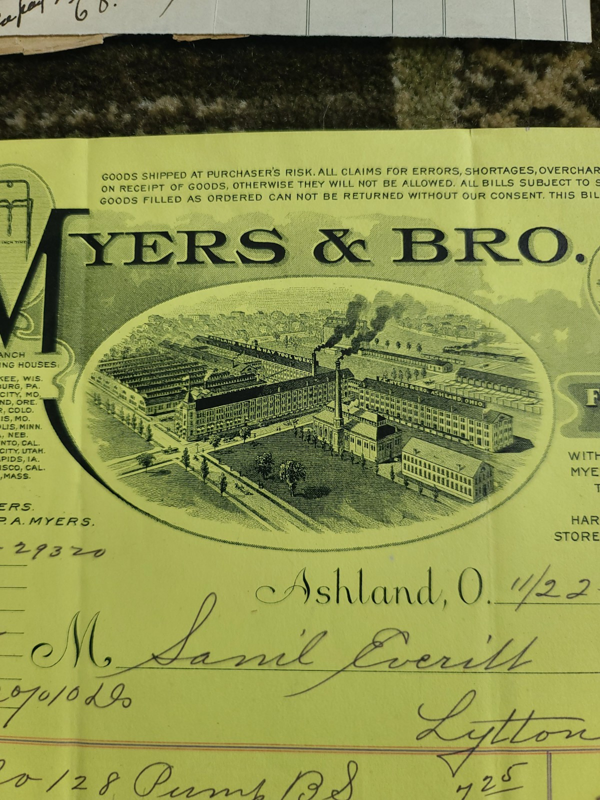 Lot Antique Ephemera Farm Equipment Birdsell IN Bucher Gibbs Plow OH F.E. Myers