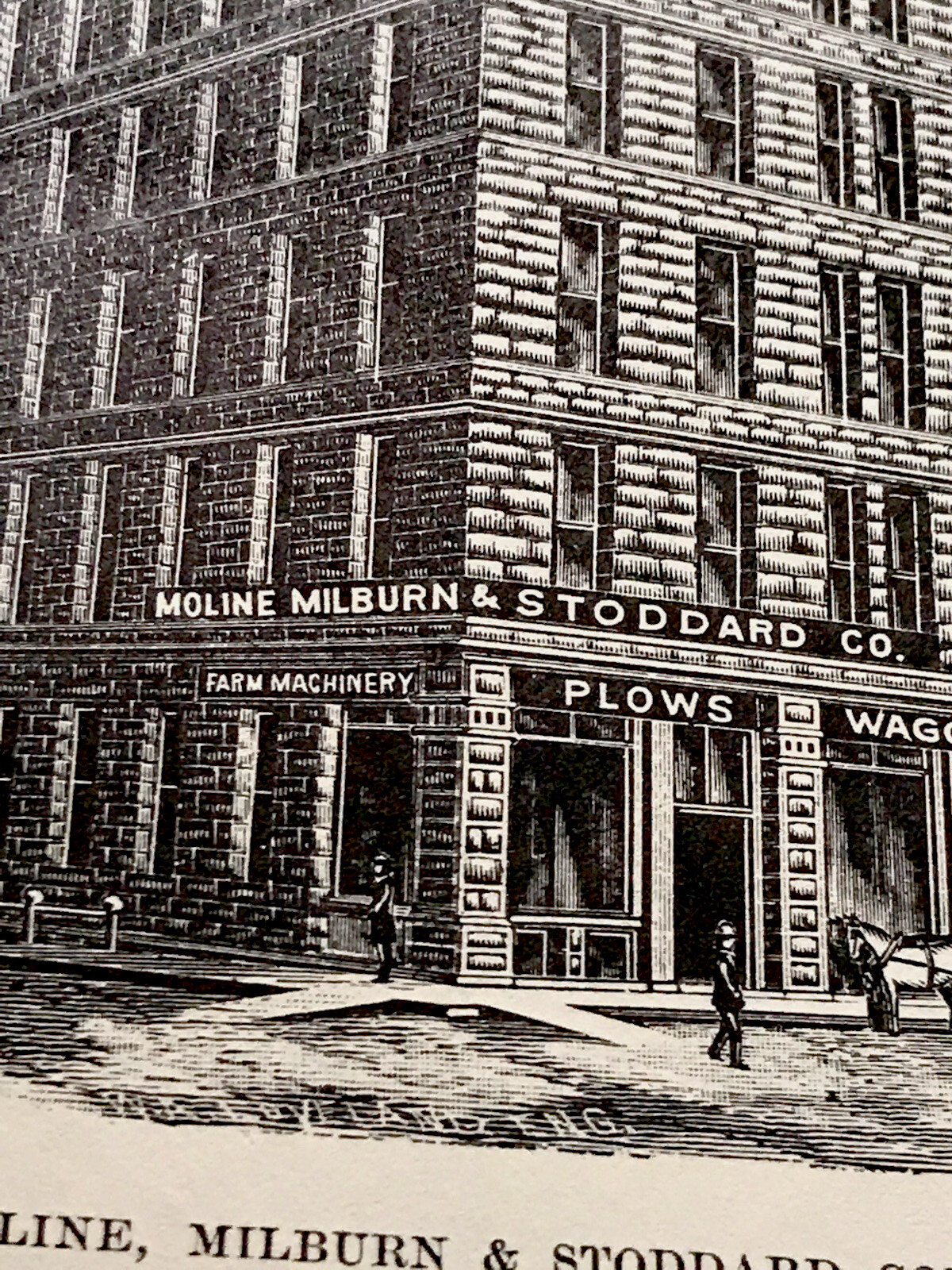 1889 Moline – Milburn & Stoddard Farm Advertising – Minneapolis Plows Wagons